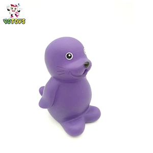 2021 Small Sea Horse Toy Pvc Sea Animals Figure Soft Plastic Floating Baby Bathing Toys for Children