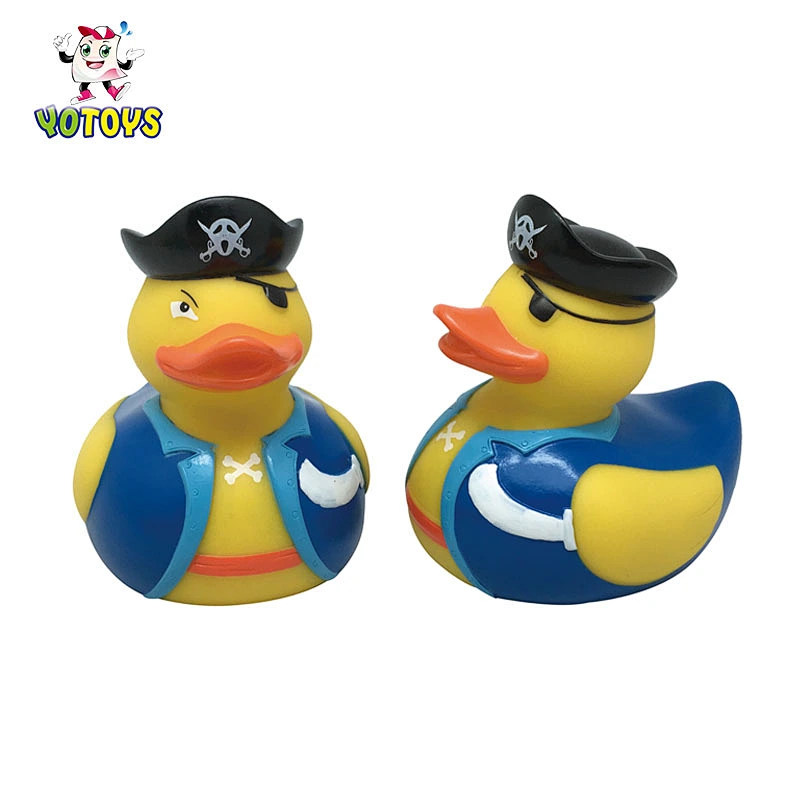 Custom Lovely Duckies PVC Vinyl Squeaky Baby Rubber character Duck Bathroom bath toys for Kids Children