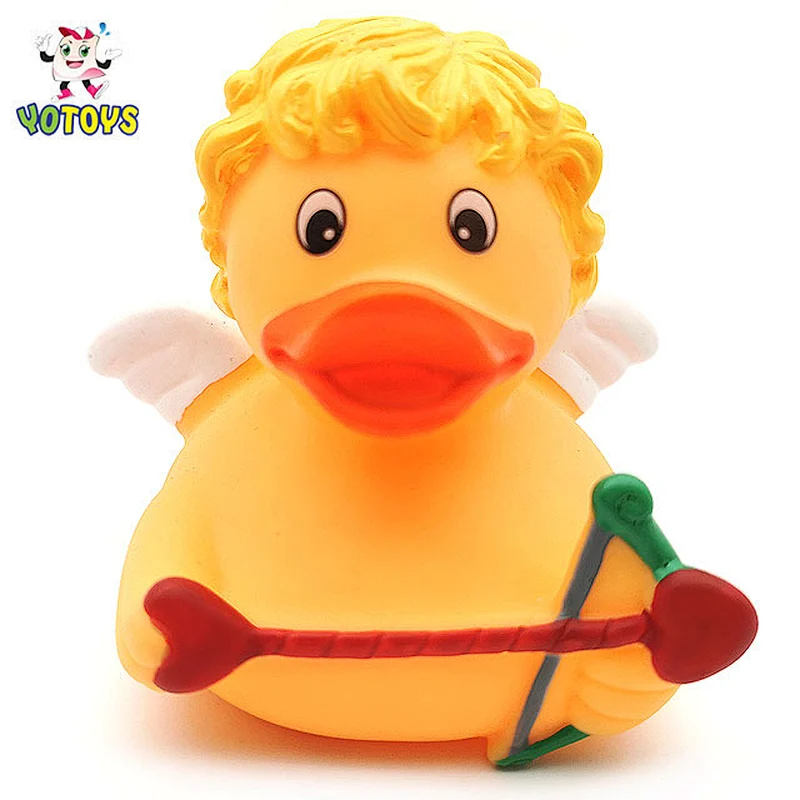 Customized Plastic character Devil Halloween Angel Rubber Duck Duckies Squeaky Bath Toy for Baby