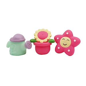 Toy Insert Animal Pvc Soft Plastic 3d Cartoon Figure Bathtub Shower Toy for Kid Toddler Bathing Toys