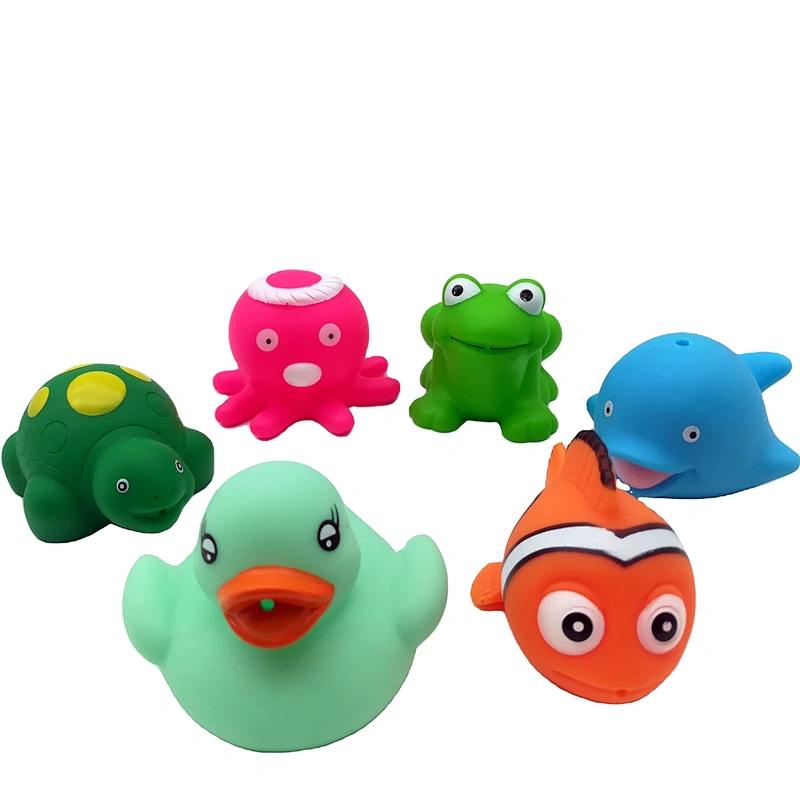 Hot sale factory direct Mini Soft PVC bath toy set with factory prices for Kids