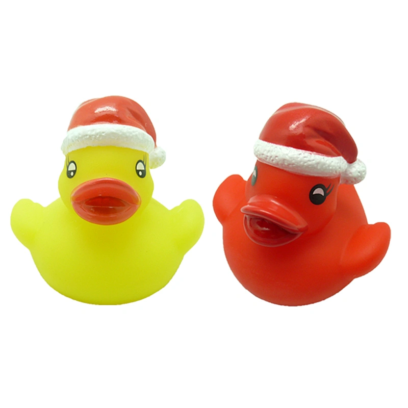 christmas rubber duck Baby bathing duck christmas gifts for decoration