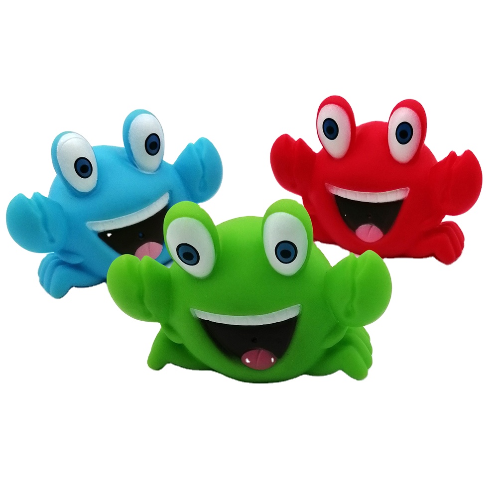 Dongguan Manufacturer Wholesale Popular Crab Plastic Animal Toy Kids Children's Bath Toys for babies