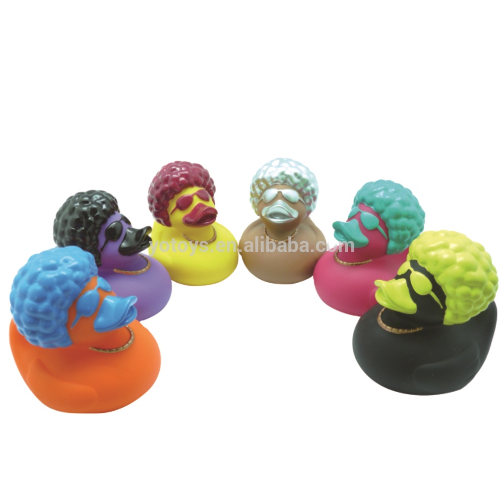 Floating Pvc Plastic Animal Rubber Duck Swimming Pool Water Baby Bath Squirt Toys for Kids Toddlers