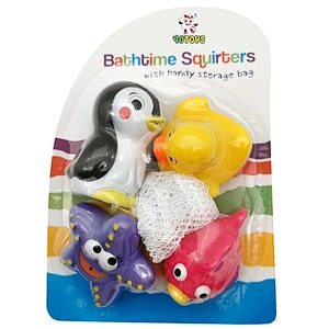Wholesale Soft Pvc Plastic Rubber Penguin Small Water  Bath Toys Shower Promotion Gift for Kid Toddler