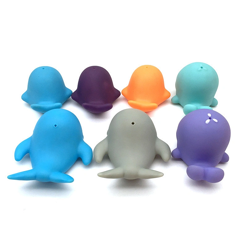 Funny Whale Fish Baby Bath Toys Plastic Eco-friendly Squirters Sealife Animals Bath Toys Floating Swimming Toys