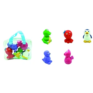 Novelty Lovely Spielzeug Cute Small Mini Plastic Zoo Sea Animal Set Toy Baby Bath Toys Set for Kids