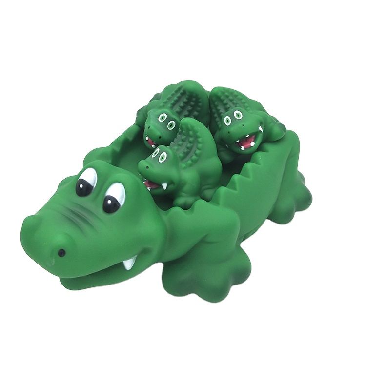 New design Baby Bathing Squirting Soft Rubber Elephant Bath Toy set family bath toy sets for kids