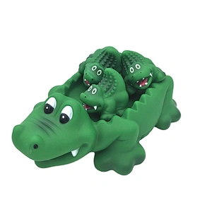 New design Baby Bathing Squirting Soft Rubber Elephant Bath Toy set family bath toy sets for kids