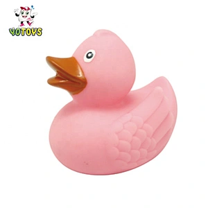 Dongguan Figet Customized Toys Rubber Duck Floating Little Squeaky Baby Infant Water Bath Toy for Kid