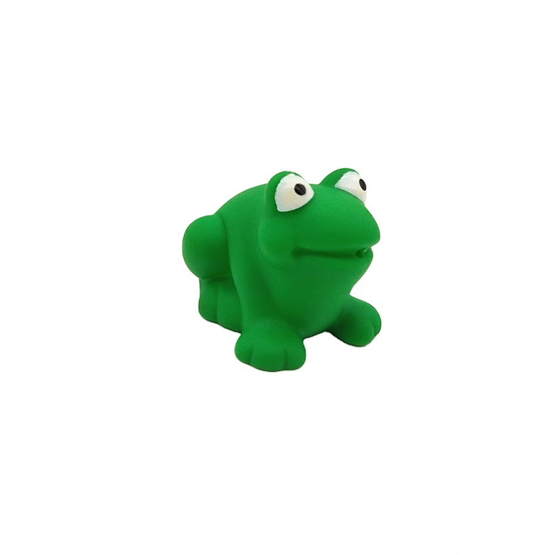 Wholesale Rubber Frog Juguetes Soft Cheap Small Plastic Sea Animal Baby Squirt Bath Toys for Kids