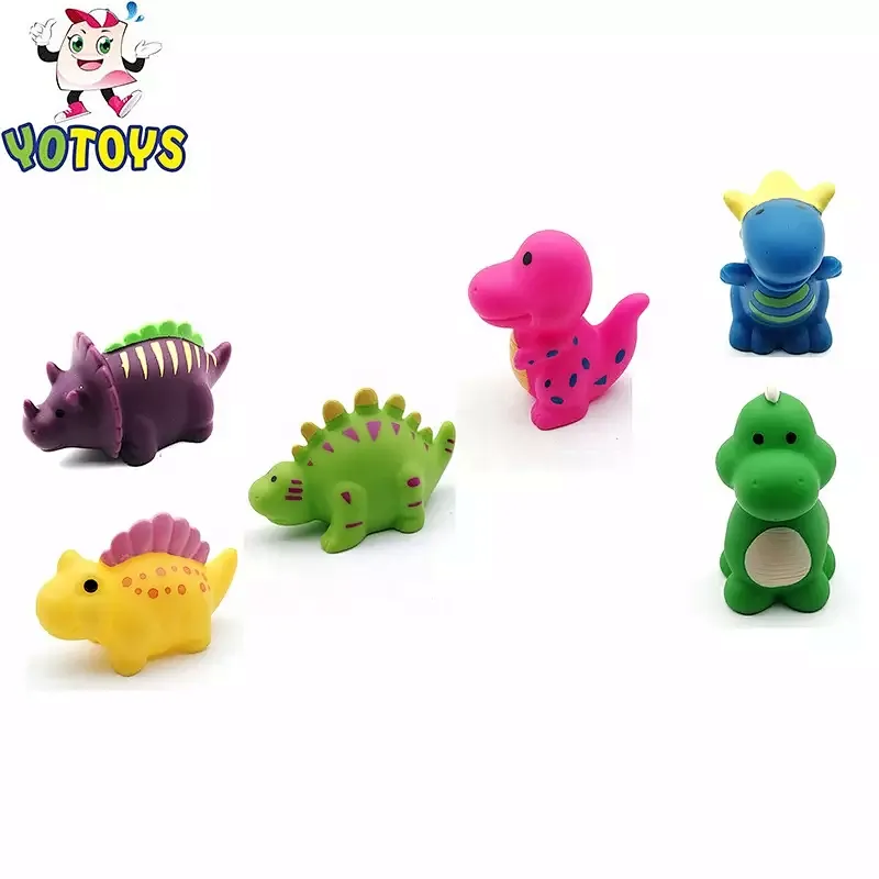 China Manufacturer Eco-friendly Pvc Dinosaur Animal Water Floating Squirting Bath Toy for Children
