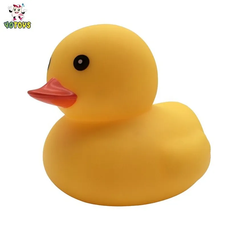 Top quality Yellow Rubber duck Bath toy Sound Floating Ducks custom design plastic toy for children