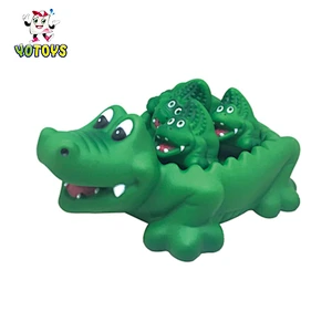 New design Baby Bathing Squirting Soft Rubber Elephant Bath Toy set family bath toy sets for kids