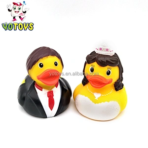 Party Wedding Gift Rubber Ducks Bride & Groom Mr and Mrs Duck Gift Set