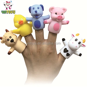 plastic rubber farm animal toys small animals plastic toys finger puppet farm toys