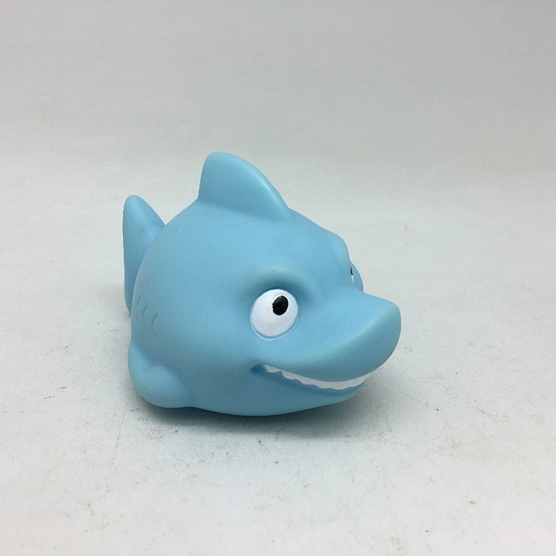 Funny laughing blue shark toy