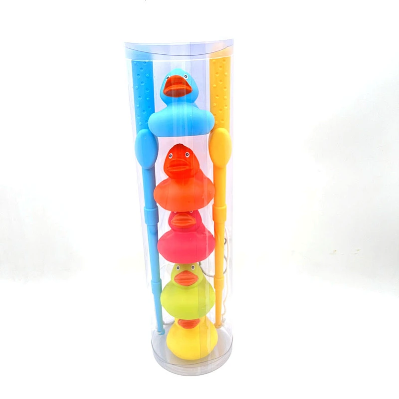 New  small plastic baby toy fishing game fishing rod toy duck