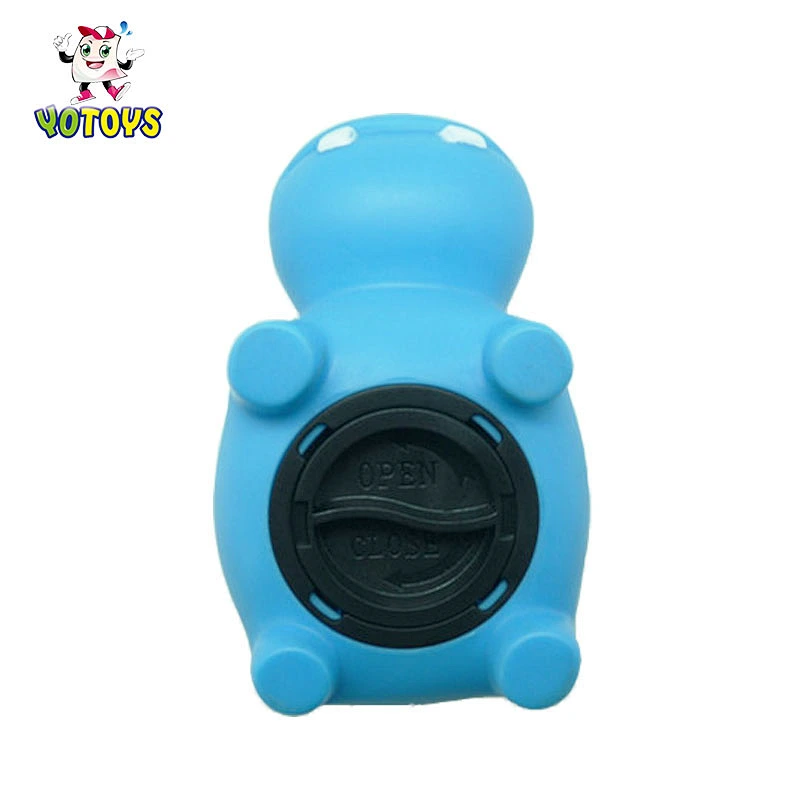 Colorful Hippo plastic money box piggy bank for kids