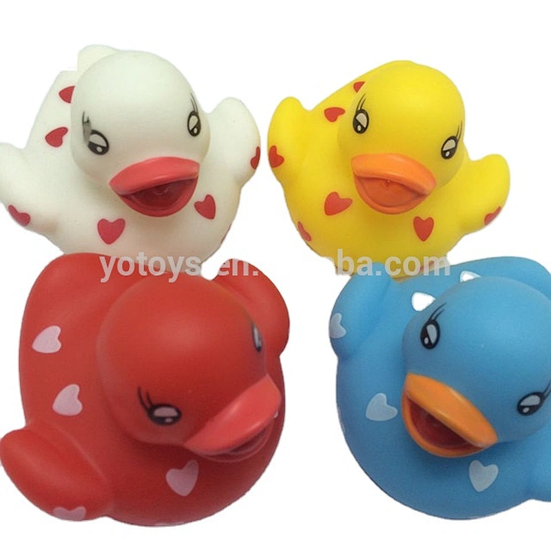 Eco Friendly Pvc Cheap Shower Ducky Floating Rubber Ducks Squirt Squeaky Bath Toy for Baby