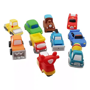 China Wholesale New Popular Rubber Plastic Car Vehicle Baby Water Squirting Bath Toys for Kids Infant