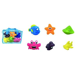 Novelty Lovely Spielzeug Cute Small Mini Plastic Zoo Sea Animal Set Toy Baby Bath Toys Set for Kids