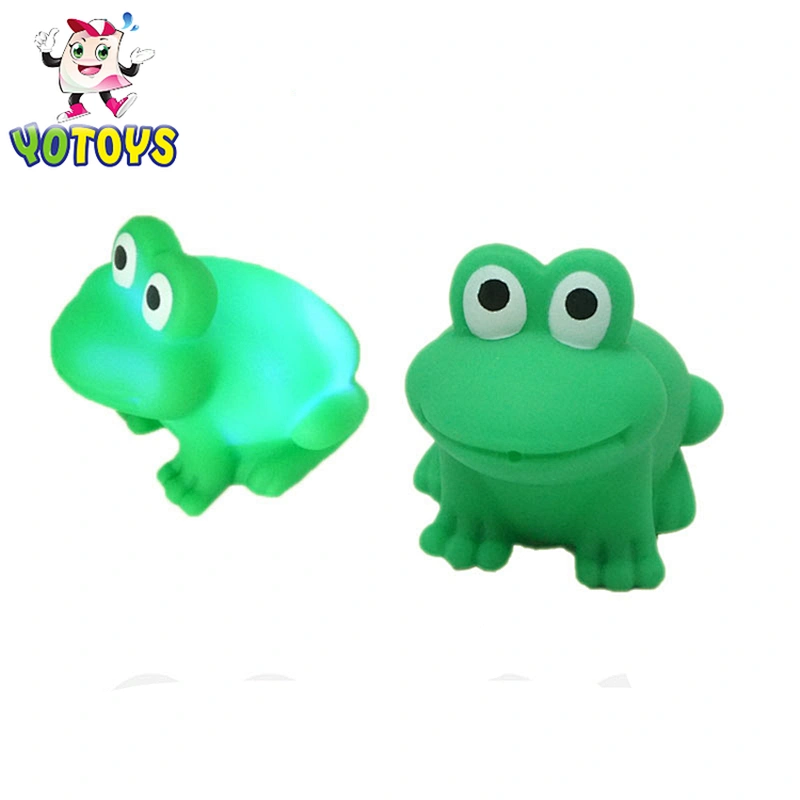 Plastic LED Light Up Flashing Animal Baby 1 Year Old Girls Christmas Gift Shower Bath Toys for Kids