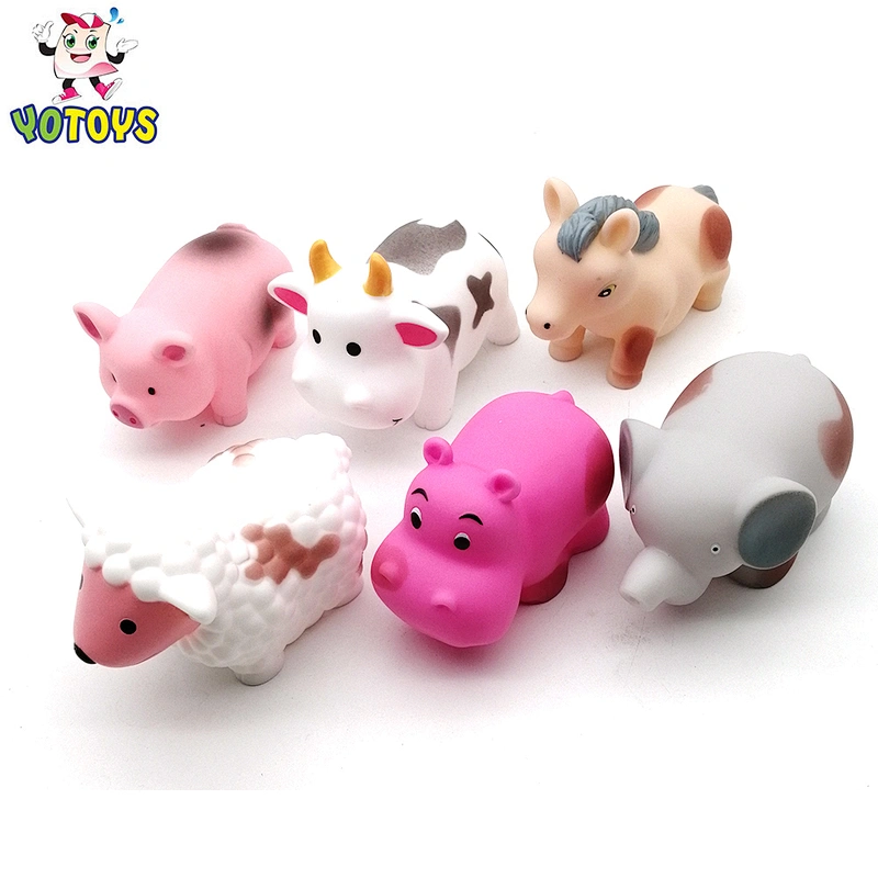 Farm animal changing color educational toys Dirty spots disappeared baby bath toys