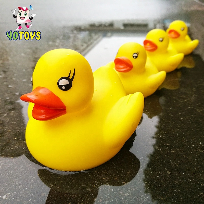 Factory Bulk Top Quality Plastic Yellow Rubber Ducky Family Toys Set Baby Bath Duck for Kids