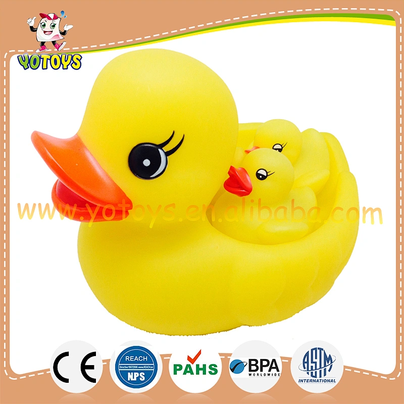 Soft Pvc Yellow Rubber Large Mini Duck Family Ducky Swimming Floating Baby Bath Toys for Toddler Baby