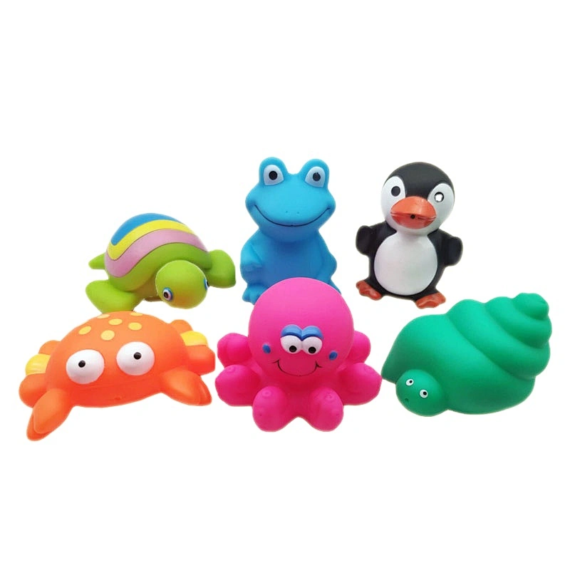 PVC plastic octopus toys whale sea animal figure bath toy Baby Kids Toys for Girls Children Gifts