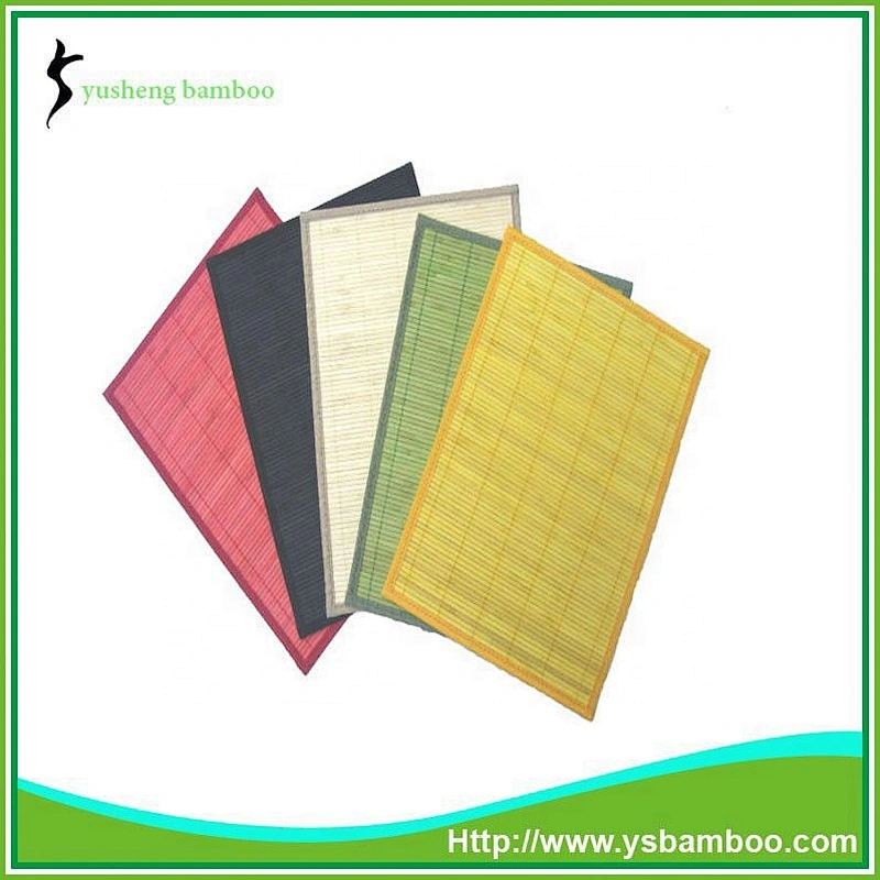Colorful bamboo table mat
