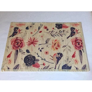 Luxury table dinner woven bamboo placemat for wedding