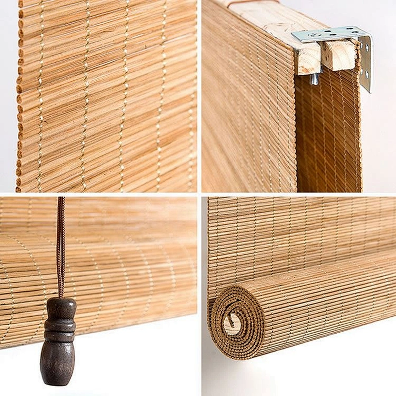 printed vertical rattan bamboo & reed roll up blinds outdoor vertical bamboo folding curtains stick shower string door curtain