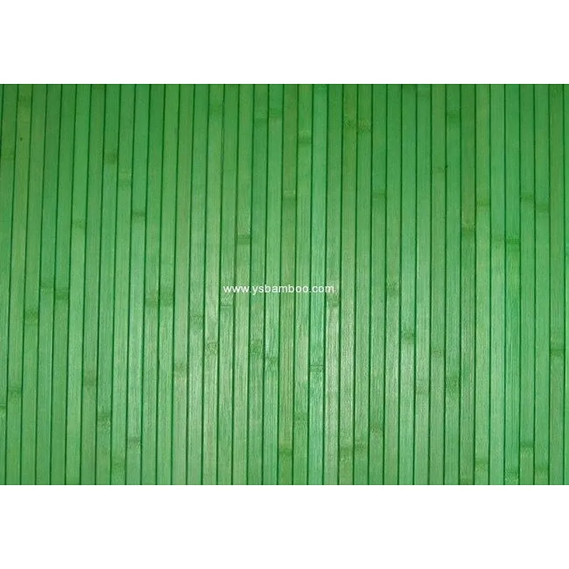 colored bamboo wall covering