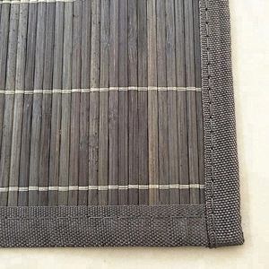 Eco friendly  anti slip bamboo  black yoga mat wholesale