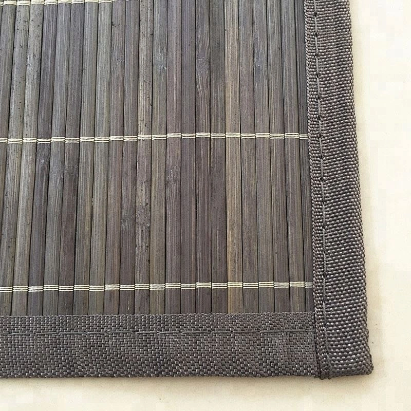 Eco friendly  anti slip bamboo  black yoga mat wholesale