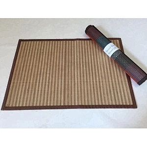 Colorful printed table dinner bamboo placemat for wedding