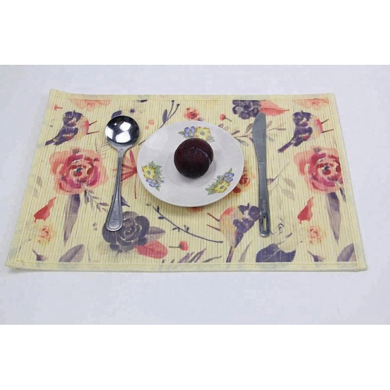 Luxury table dinner woven bamboo placemat for wedding