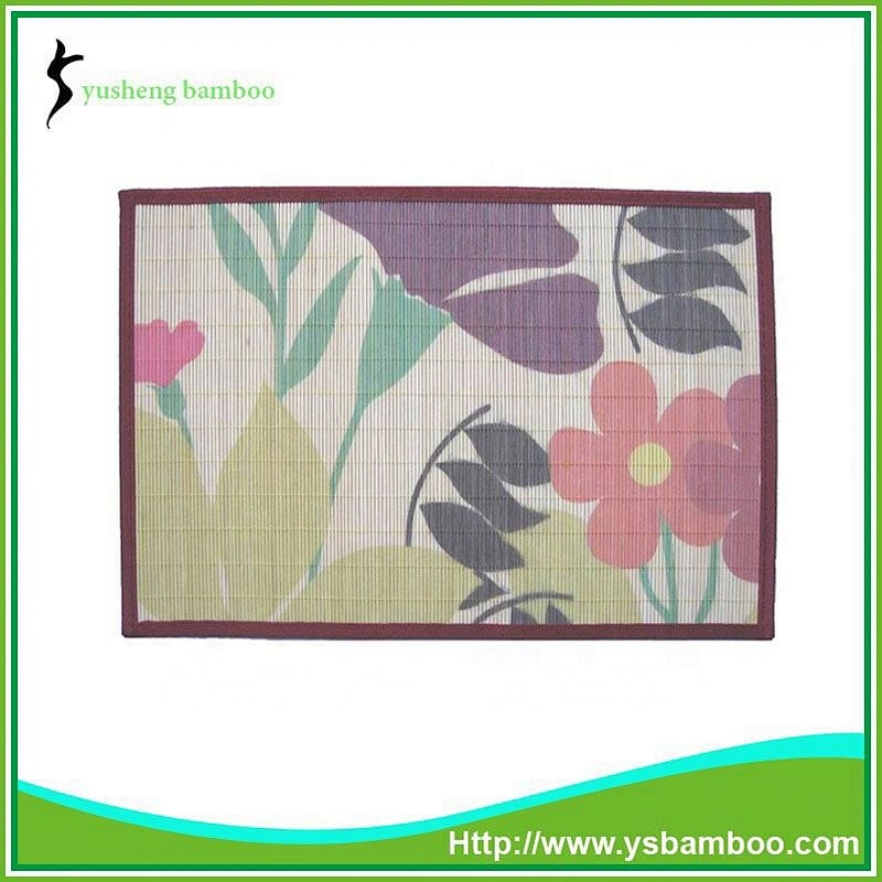 Environmental Color Printing Bamboo Carpet