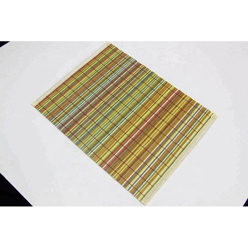 Natural printing  table dinner bamboo placemat