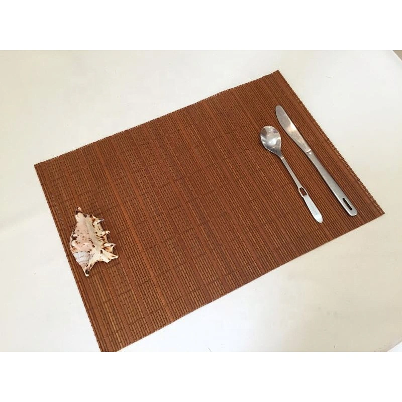 Non-slip table dinner woven bamboo placemat for wedding