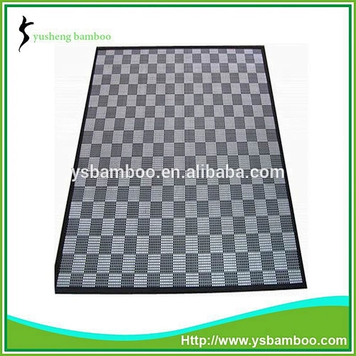 Small Square Design Charming Bamboo Floor Carpet