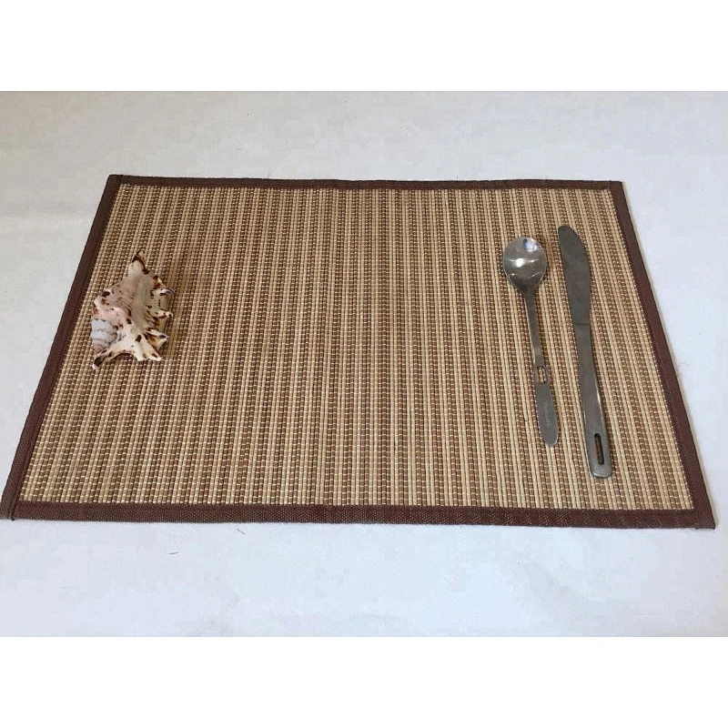 Natural  table dinner woven bamboo placemat
