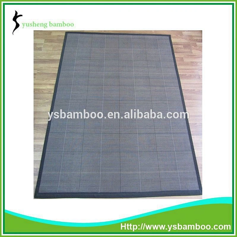 Charming Bamboo Floor Blue Carpet