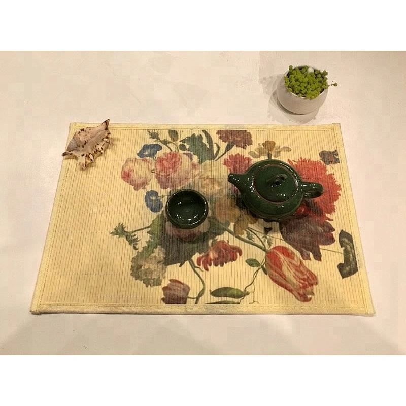 Luxury table dinner woven bamboo placemat for wedding