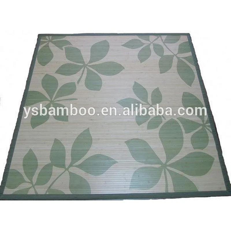 Fashion Printing Design Bamboo Carpet