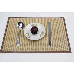 Natural  table dinner woven bamboo placemat