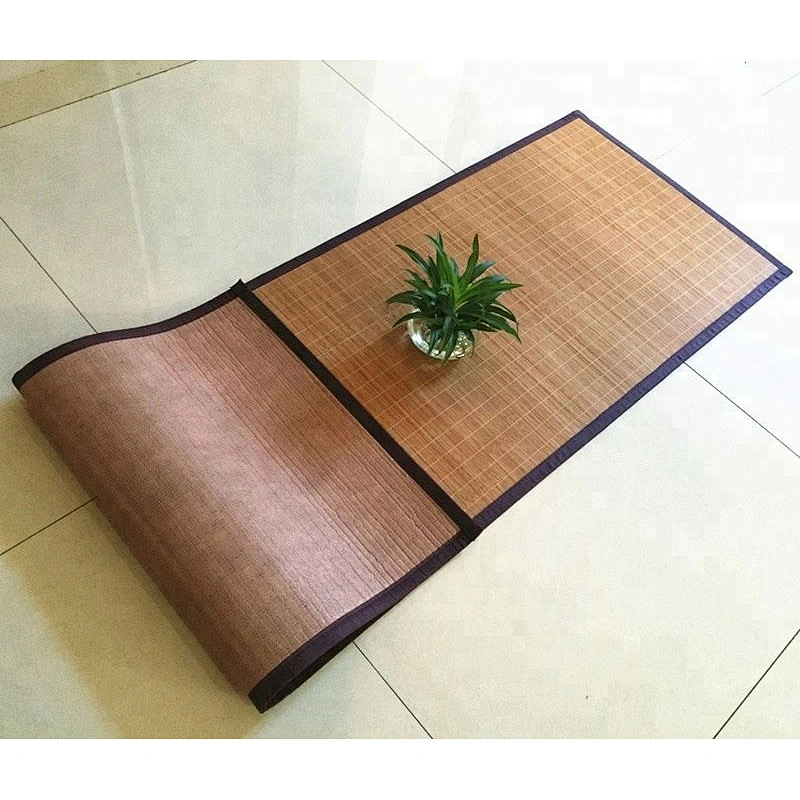 Anti-slip Eco-friendly Exercise Bamboo yogamatte thick with strap