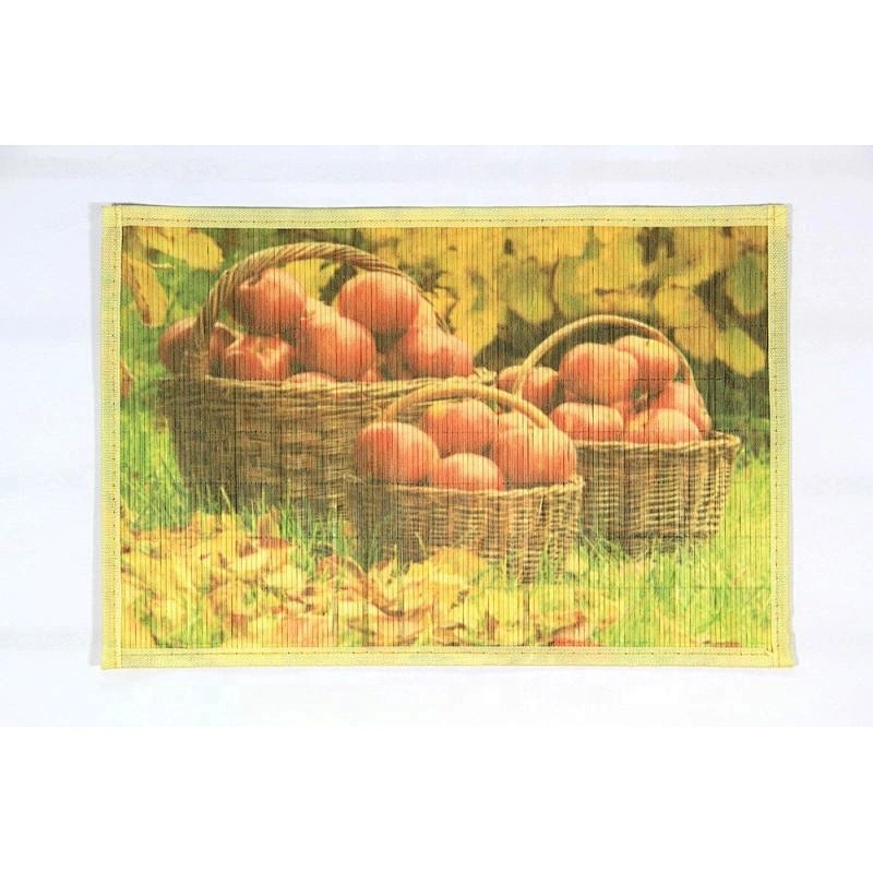30x45cm Printing Custom Design Weaving Bamboo table mat